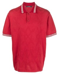 Мужская красная футболка-поло от Daily Paper