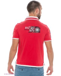 Мужская красная футболка-поло от Dolomite