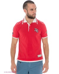 Мужская красная футболка-поло от Dolomite