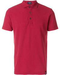 Мужская красная футболка-поло от Drumohr