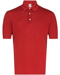 Мужская красная футболка-поло от Eleventy