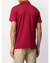 Мужская красная футболка-поло от Paul & Shark