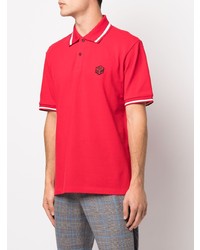 Мужская красная футболка-поло от MCM