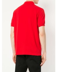 Мужская красная футболка-поло от Raf Simons X Fred Perry