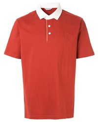 Мужская красная футболка-поло от Gieves & Hawkes