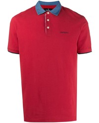 Мужская красная футболка-поло от Hackett