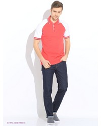 Мужская красная футболка-поло от КАЛIНКА