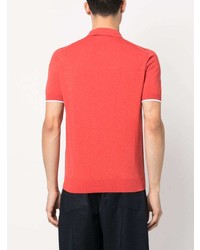 Мужская красная футболка-поло от Moorer