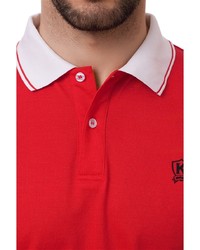 Мужская красная футболка-поло от Kanzler
