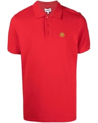 Мужская красная футболка-поло от Kenzo