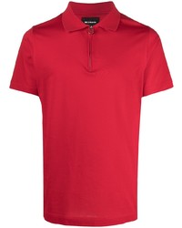 Мужская красная футболка-поло от Kiton