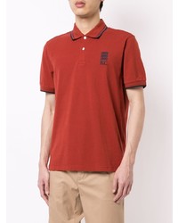 Мужская красная футболка-поло от Kent & Curwen