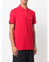 Мужская красная футболка-поло от Lacoste