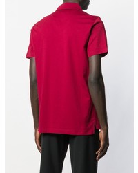 Мужская красная футболка-поло от Love Moschino