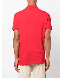 Мужская красная футболка-поло от Philipp Plein