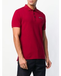 Мужская красная футболка-поло от Just Cavalli