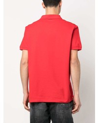 Мужская красная футболка-поло от DSQUARED2