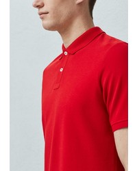 Мужская красная футболка-поло от Mango Man