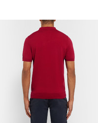 Мужская красная футболка-поло от A.P.C.
