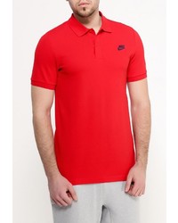 Мужская красная футболка-поло от Nike