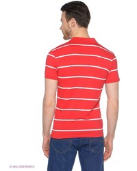 Мужская красная футболка-поло от Oodji