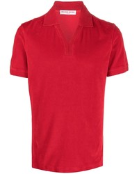 Мужская красная футболка-поло от Orlebar Brown