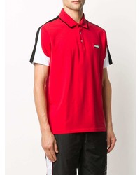 Мужская красная футболка-поло от Karl Lagerfeld