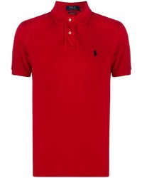 Мужская красная футболка-поло от Polo Ralph Lauren