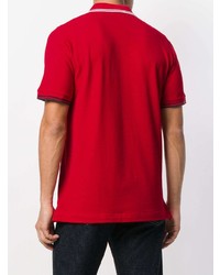 Мужская красная футболка-поло от Kiton