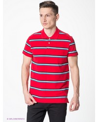 Мужская красная футболка-поло от Sela