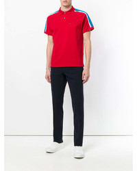 Мужская красная футболка-поло от Prada