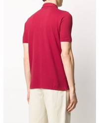 Мужская красная футболка-поло от Zanone