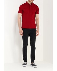 Мужская красная футболка-поло от Tom Farr