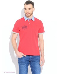 Мужская красная футболка-поло от Tom Tailor