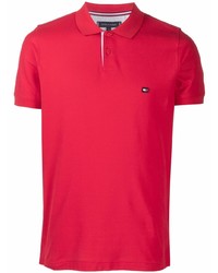 Мужская красная футболка-поло от Tommy Hilfiger