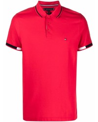 Мужская красная футболка-поло от Tommy Hilfiger