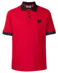 Мужская красная футболка-поло от VERSACE JEANS COUTURE