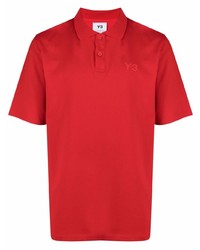 Мужская красная футболка-поло от Y-3