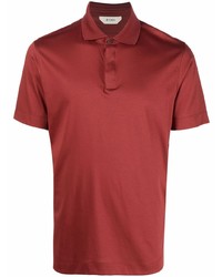 Мужская красная футболка-поло от Z Zegna