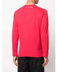 Мужская красная футболка с длинным рукавом от Comme Des Garcons SHIRT