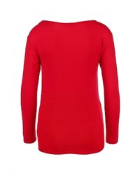 Женская красная футболка с длинным рукавом от Influence