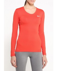 Женская красная футболка с длинным рукавом от Nike