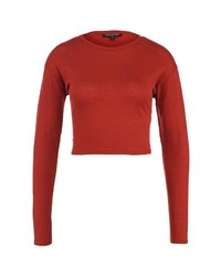 Женская красная футболка с длинным рукавом от Topshop