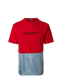 Мужская красная футболка с круглым вырезом с принтом от Calvin Klein 205W39nyc