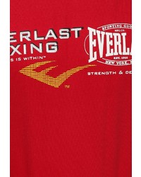 Мужская красная футболка с круглым вырезом с принтом от Everlast