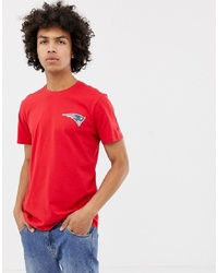 Мужская красная футболка с круглым вырезом с принтом от New Era