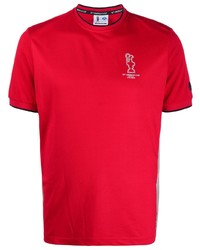 Мужская красная футболка с круглым вырезом с принтом от North Sails x Prada Cup