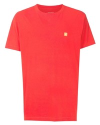 Мужская красная футболка с круглым вырезом с принтом от OSKLEN