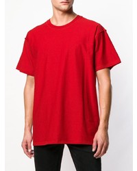 Мужская красная футболка с круглым вырезом с принтом от Represent
