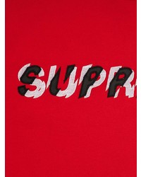 Мужская красная футболка с круглым вырезом с принтом от Supreme